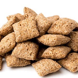 A bunch of cookie pads on a white, isolated.
